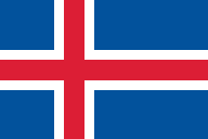 Flag of Iceland.